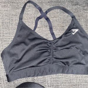 Black sport bra